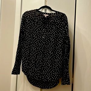 Juicy Couture heart blouse, size Medium